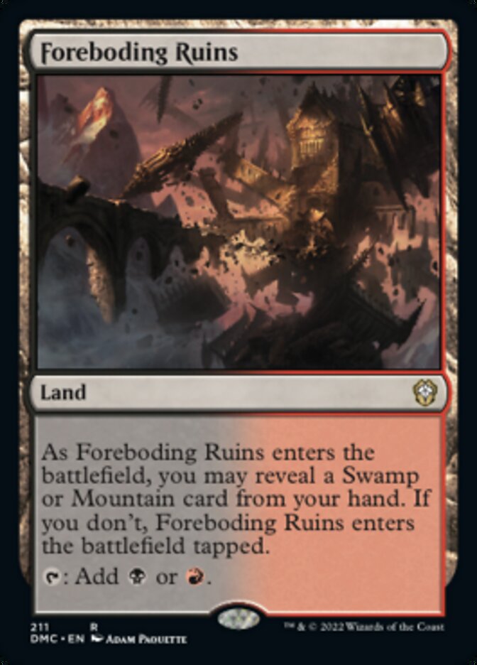 Foreboding Ruins [Dominaria United Commander] | Lots Moore NSW