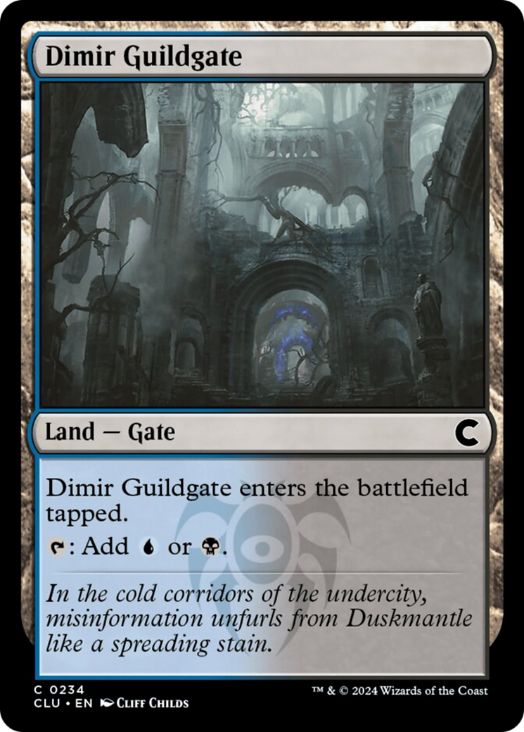 Dimir Guildgate [Ravnica: Clue Edition] | Lots Moore NSW