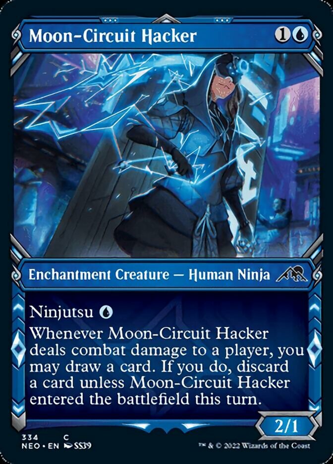 Moon-Circuit Hacker (Showcase Ninja) [Kamigawa: Neon Dynasty] | Lots Moore NSW