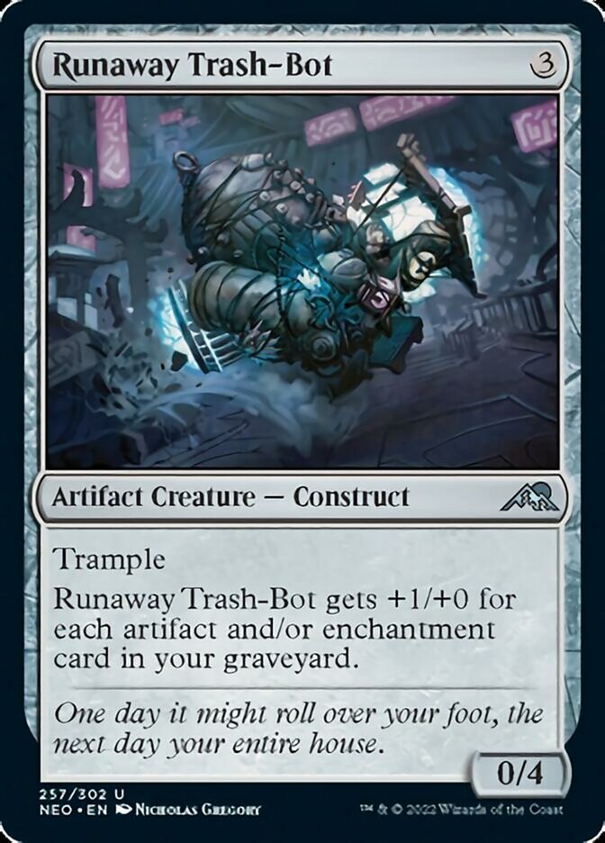 Runaway Trash-Bot [Kamigawa: Neon Dynasty] | Lots Moore NSW