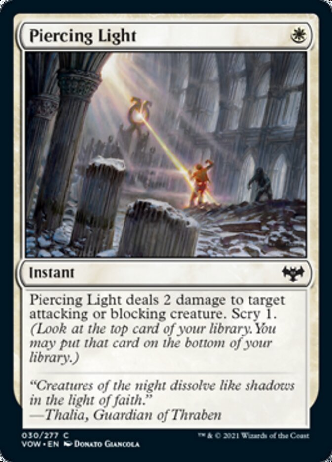 Piercing Light [Innistrad: Crimson Vow] | Lots Moore NSW