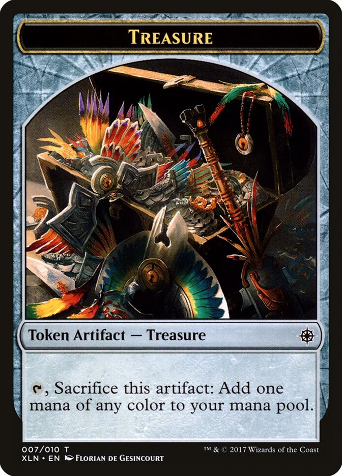 Treasure (007/010) [Ixalan Tokens] | Lots Moore NSW