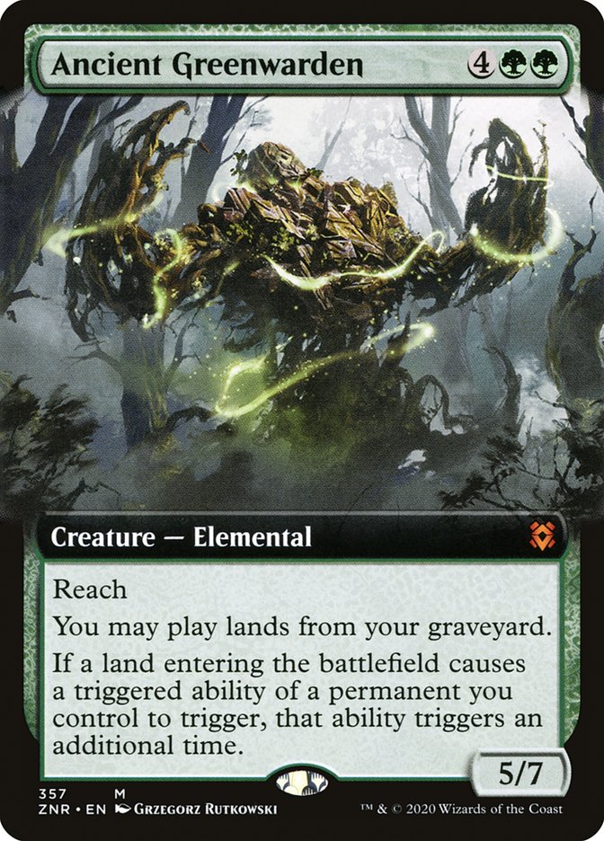 Ancient Greenwarden (Extended Art) [Zendikar Rising] | Lots Moore NSW