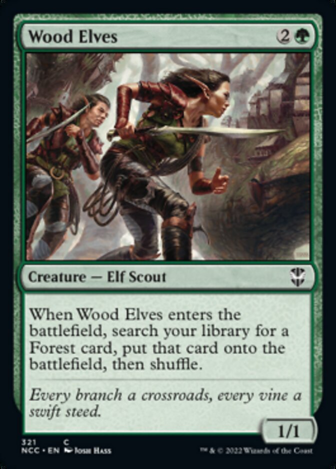 Wood Elves [Streets of New Capenna Commander] | Lots Moore NSW