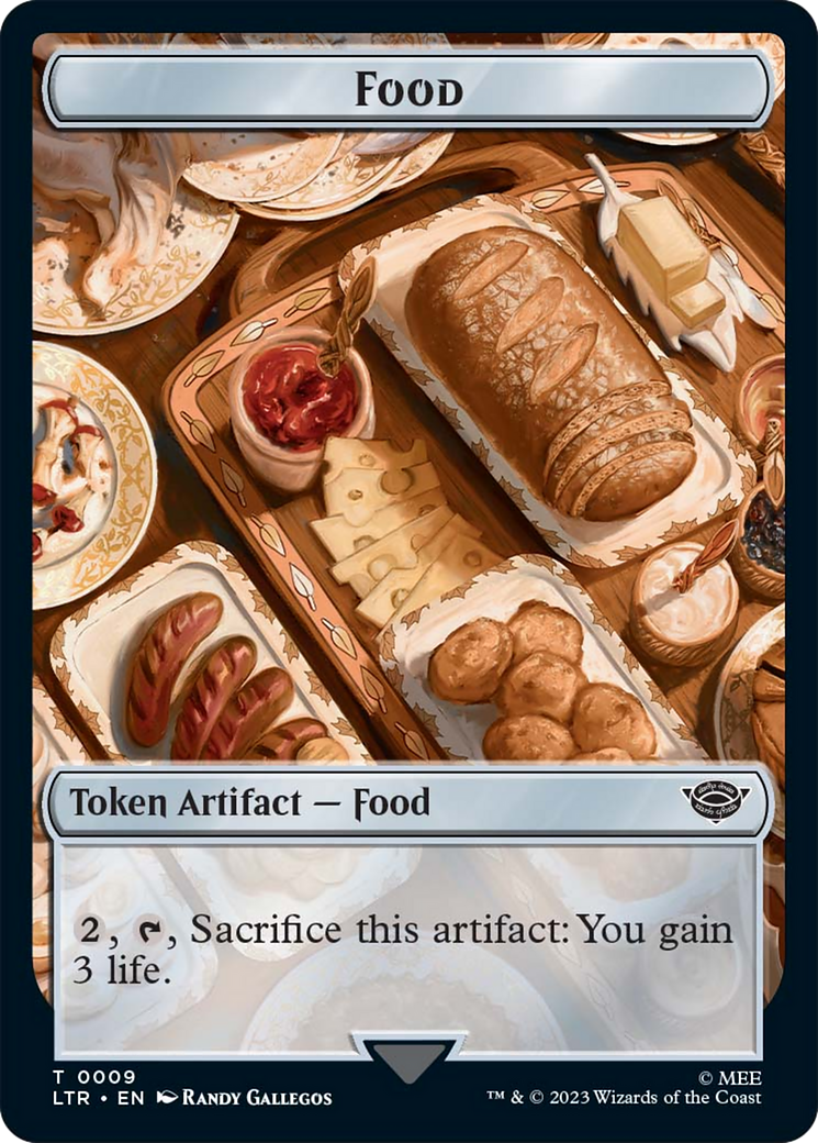 Food (09) // Spirit Double-Sided Token [The Lord of the Rings: Tales of Middle-Earth Tokens] | Lots Moore NSW