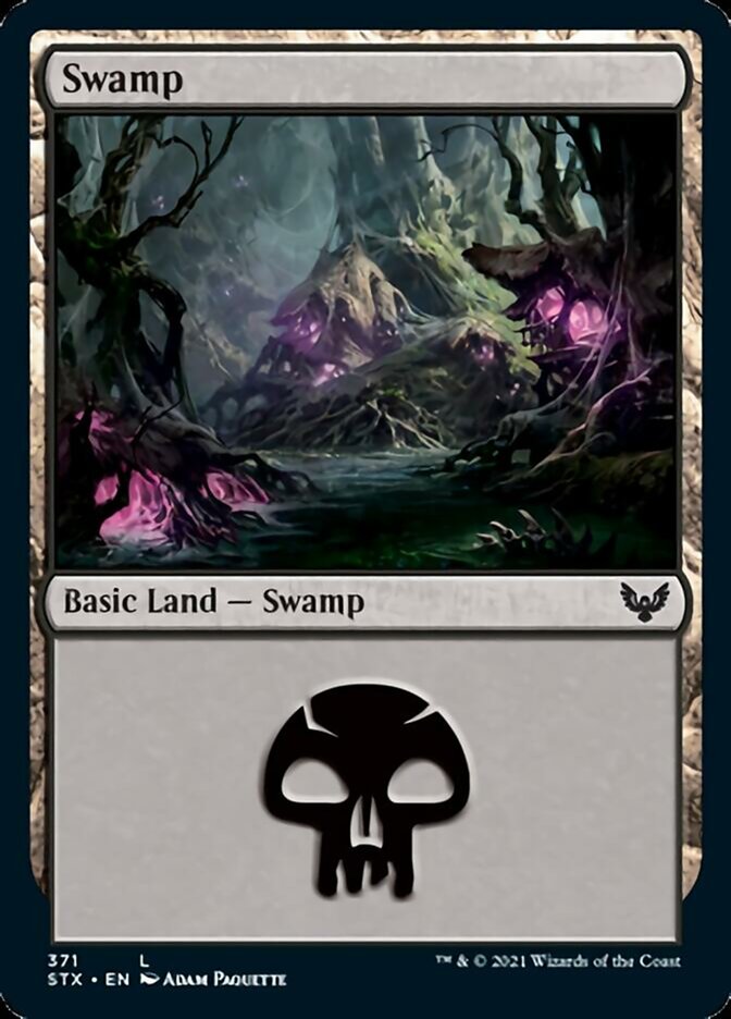 Swamp (#371) [Strixhaven: School of Mages] | Lots Moore NSW