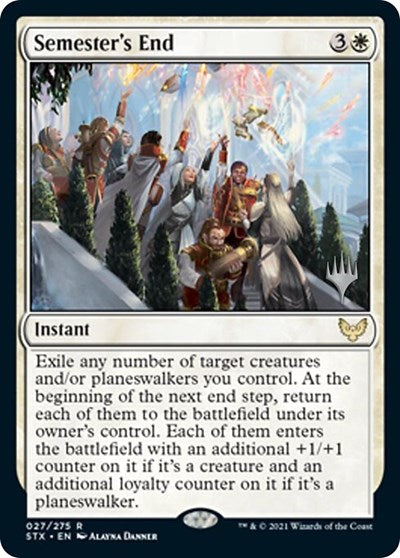 Semester's End (Promo Pack) [Strixhaven: School of Mages Promos] | Lots Moore NSW