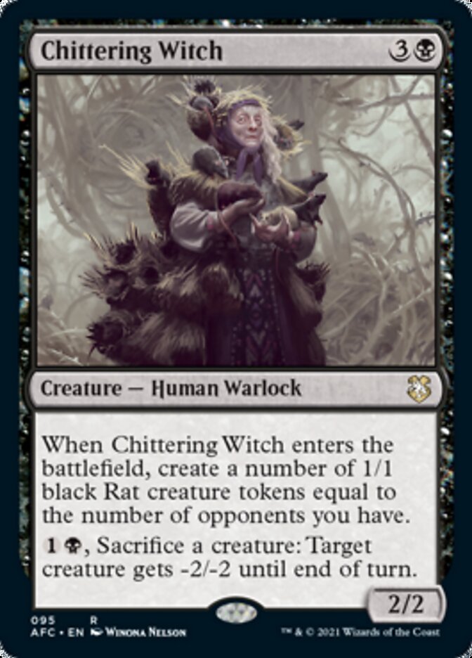 Chittering Witch [Dungeons & Dragons: Adventures in the Forgotten Realms Commander] | Lots Moore NSW