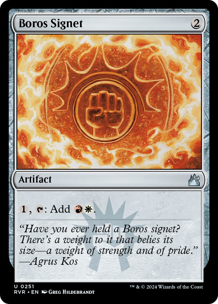 Boros Signet [Ravnica Remastered] | Lots Moore NSW