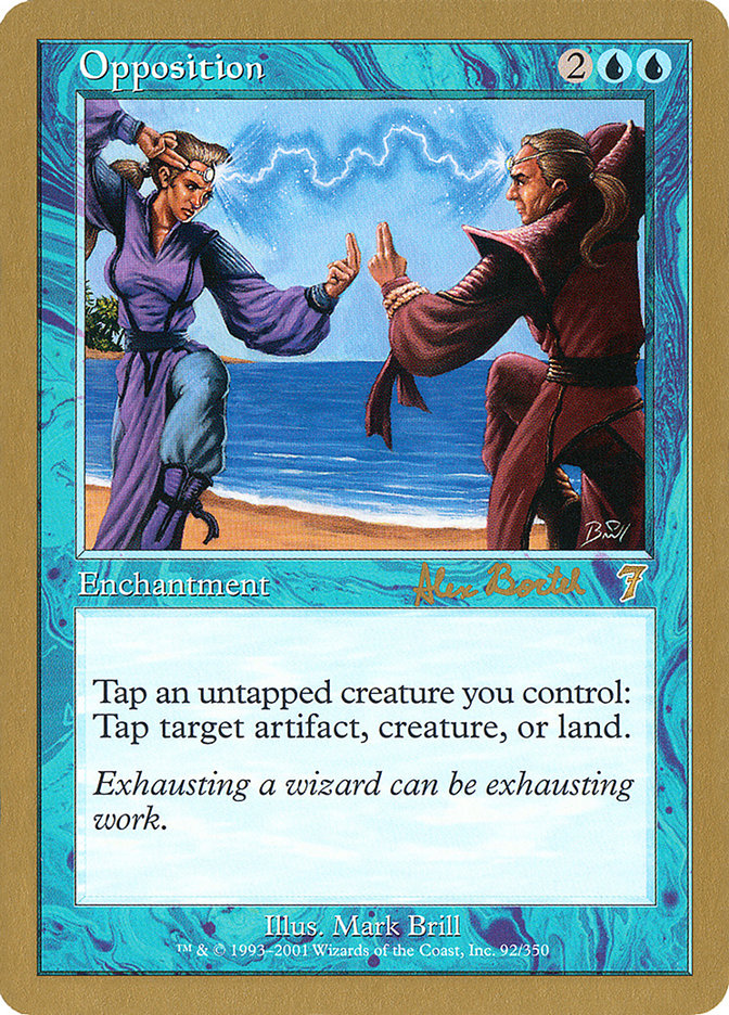 Opposition (Alex Borteh) [World Championship Decks 2001] | Lots Moore NSW