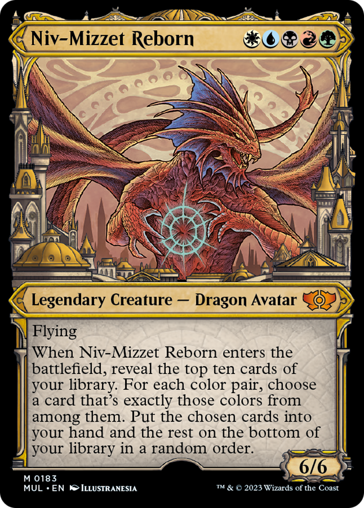 Niv-Mizzet Reborn (Halo Foil) [Multiverse Legends] | Lots Moore NSW