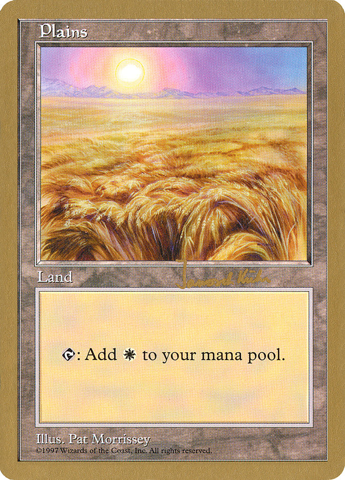 Plains (jk432) (Janosch Kuhn) [World Championship Decks 1997] | Lots Moore NSW