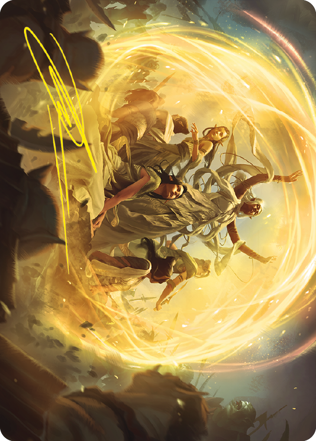 Heroic Intervention Art Card (Gold-Stamped Signature) [The Lord of the Rings: Tales of Middle-earth Art Series] | Lots Moore NSW