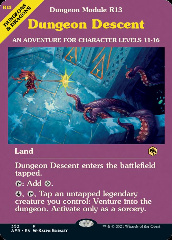 Dungeon Descent (Dungeon Module) [Dungeons & Dragons: Adventures in the Forgotten Realms] | Lots Moore NSW