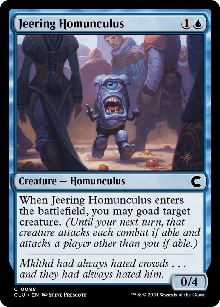 Jeering Homunculus [Ravnica: Clue Edition] | Lots Moore NSW