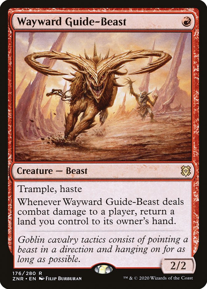 Wayward Guide-Beast [Zendikar Rising] | Lots Moore NSW