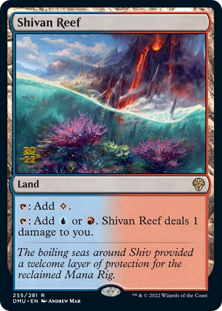 Shivan Reef [Dominaria United Prerelease Promos] | Lots Moore NSW