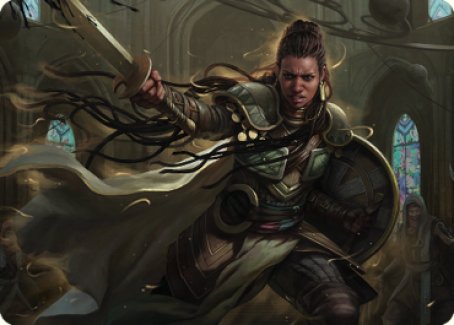 Shanna, Purifying Blade Art Card 1 [Dominaria United Art Series] | Lots Moore NSW