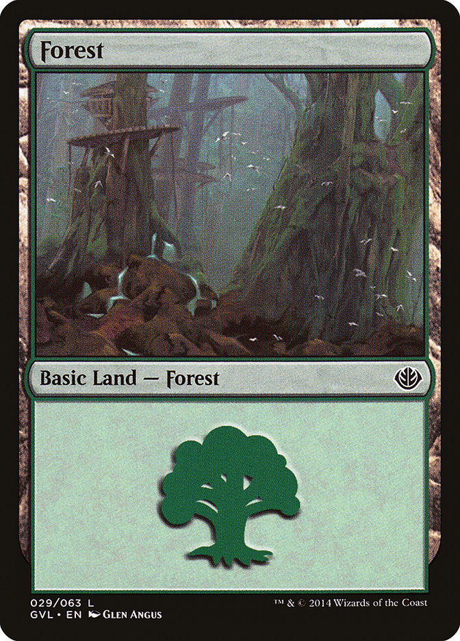 Forest (29) (Garruk vs. Liliana) [Duel Decks Anthology] | Lots Moore NSW