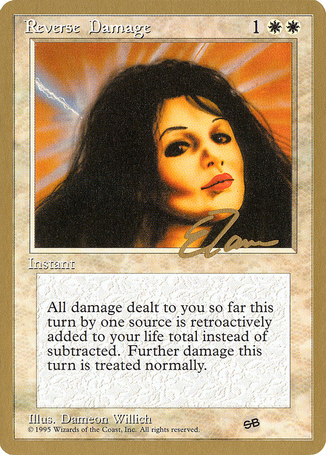 Reverse Damage (Eric Tam) (SB) [Pro Tour Collector Set] | Lots Moore NSW