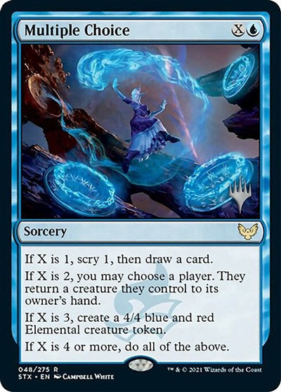 Multiple Choice (Promo Pack) [Strixhaven: School of Mages Promos] | Lots Moore NSW