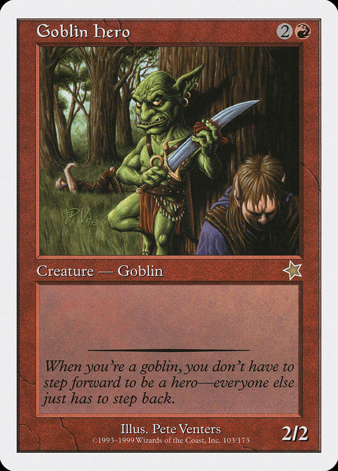Goblin Hero [Starter 1999] | Lots Moore NSW