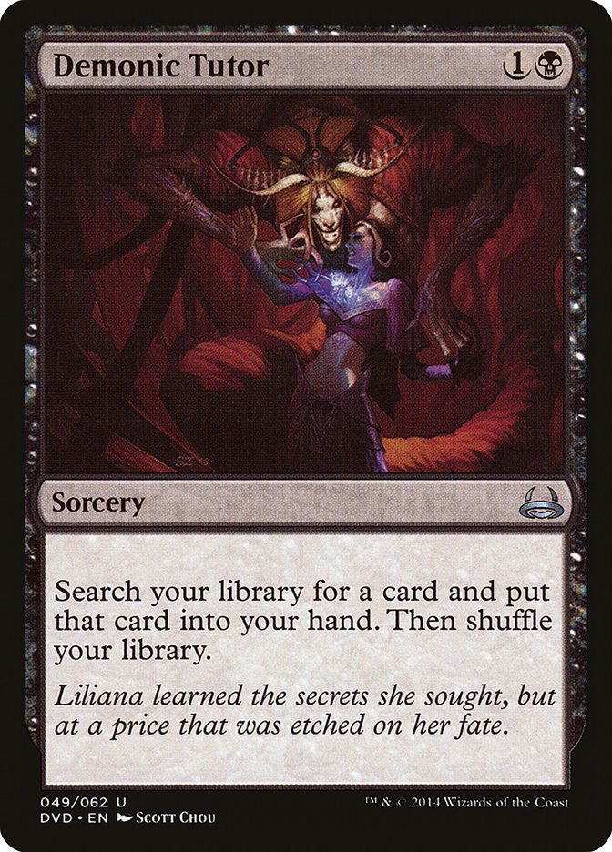 Demonic Tutor (Divine vs. Demonic) [Duel Decks Anthology] | Lots Moore NSW