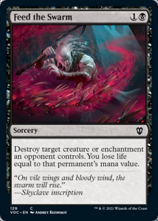Feed the Swarm [Innistrad: Crimson Vow Commander] | Lots Moore NSW