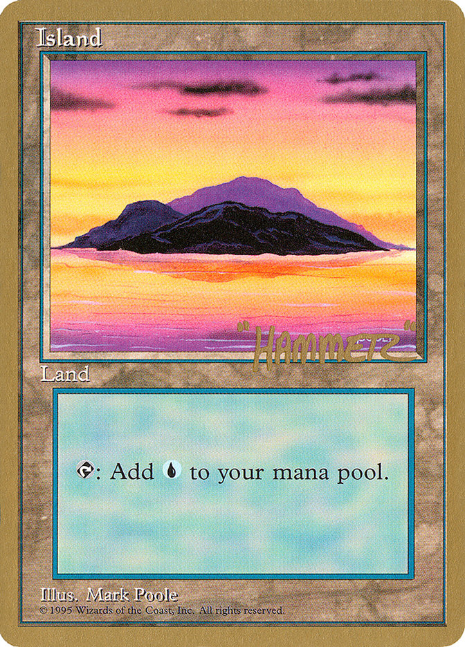 Island (shr368) (Shawn "Hammer" Regnier) [Pro Tour Collector Set] | Lots Moore NSW