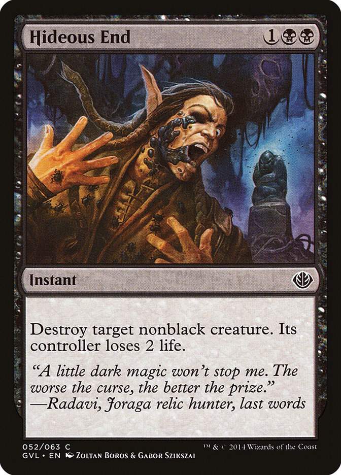Hideous End (Garruk vs. Liliana) [Duel Decks Anthology] | Lots Moore NSW