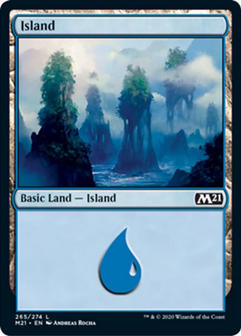 Island (265) [Core Set 2021] | Lots Moore NSW