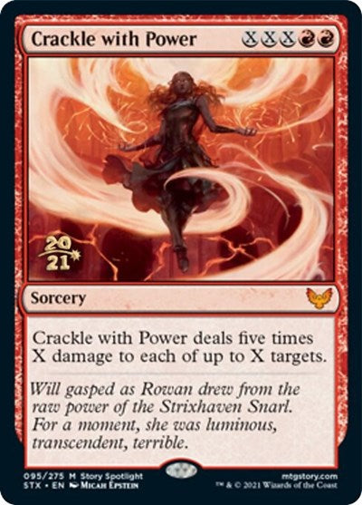 Crackle with Power [Strixhaven: School of Mages Prerelease Promos] | Lots Moore NSW