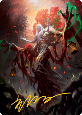 Wrenn and Seven Art Card (Gold-Stamped Signature) [Innistrad: Midnight Hunt Art Series] | Lots Moore NSW