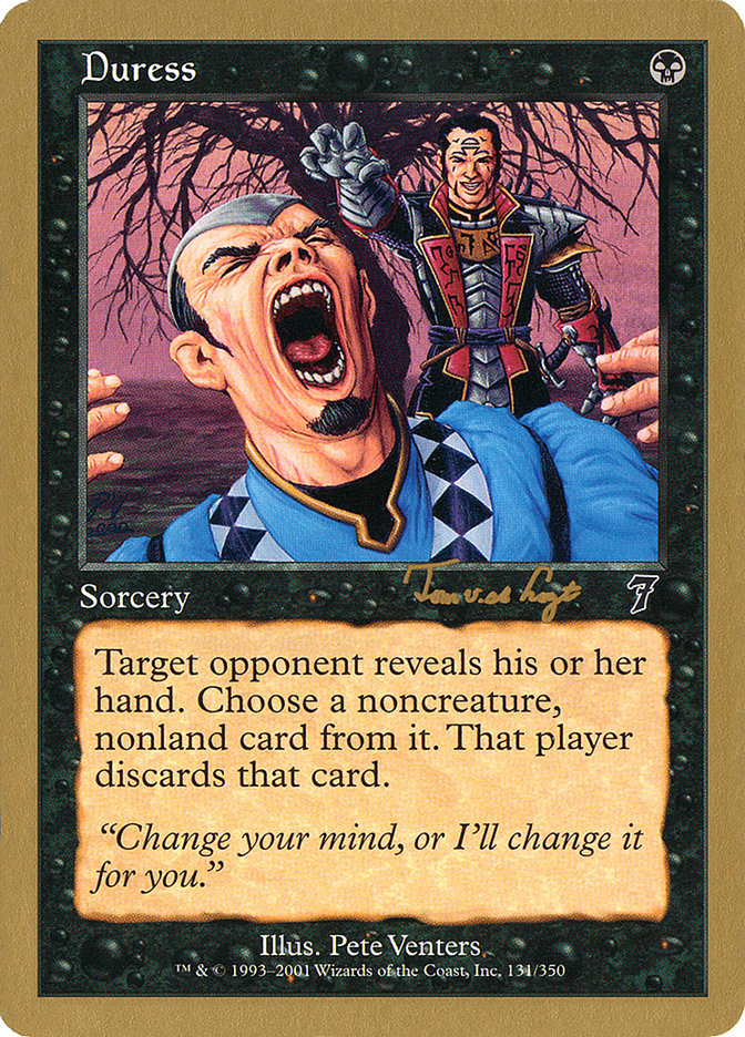 Duress (Tom van de Logt) [World Championship Decks 2001] | Lots Moore NSW
