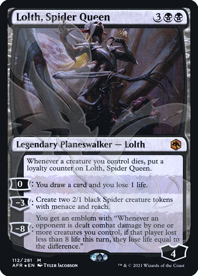 Lolth, Spider Queen (Ampersand Promo) [Dungeons & Dragons: Adventures in the Forgotten Realms Promos] | Lots Moore NSW