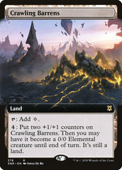 Crawling Barrens (Extended Art) [Zendikar Rising] | Lots Moore NSW