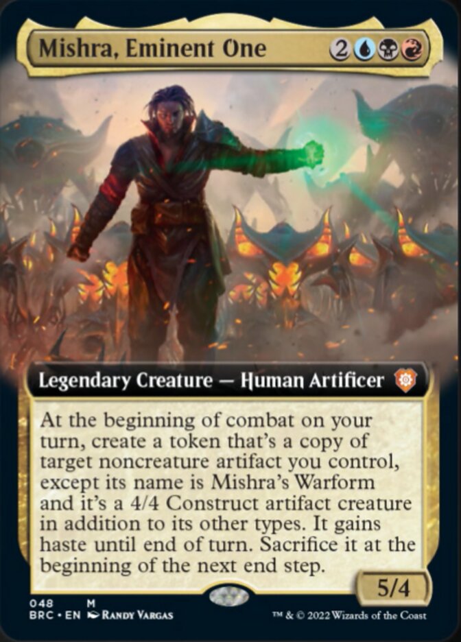 Mishra, Eminent One (Extended Art) [The Brothers' War Commander] | Lots Moore NSW