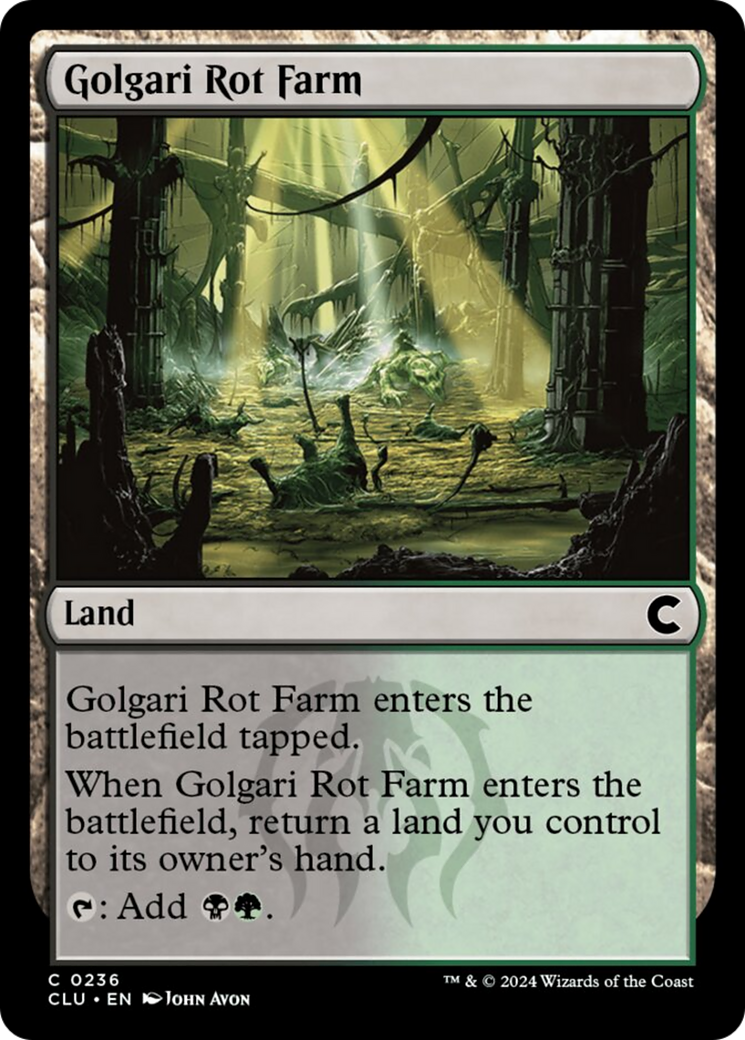 Golgari Rot Farm [Ravnica: Clue Edition] | Lots Moore NSW