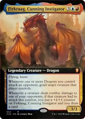 Firkraag, Cunning Instigator (Extended Art) [Commander Legends: Battle for Baldur's Gate] | Lots Moore NSW