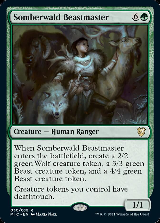 Somberwald Beastmaster [Innistrad: Midnight Hunt Commander] | Lots Moore NSW