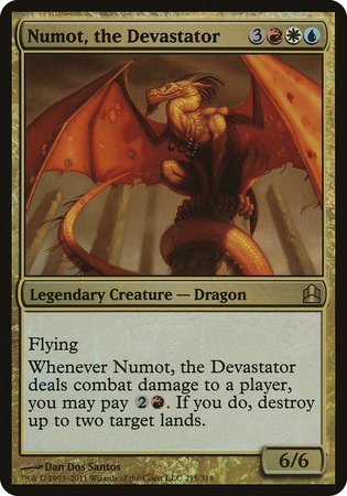 Numot, the Devastator (Oversized) [Commander 2011 Oversized] | Lots Moore NSW