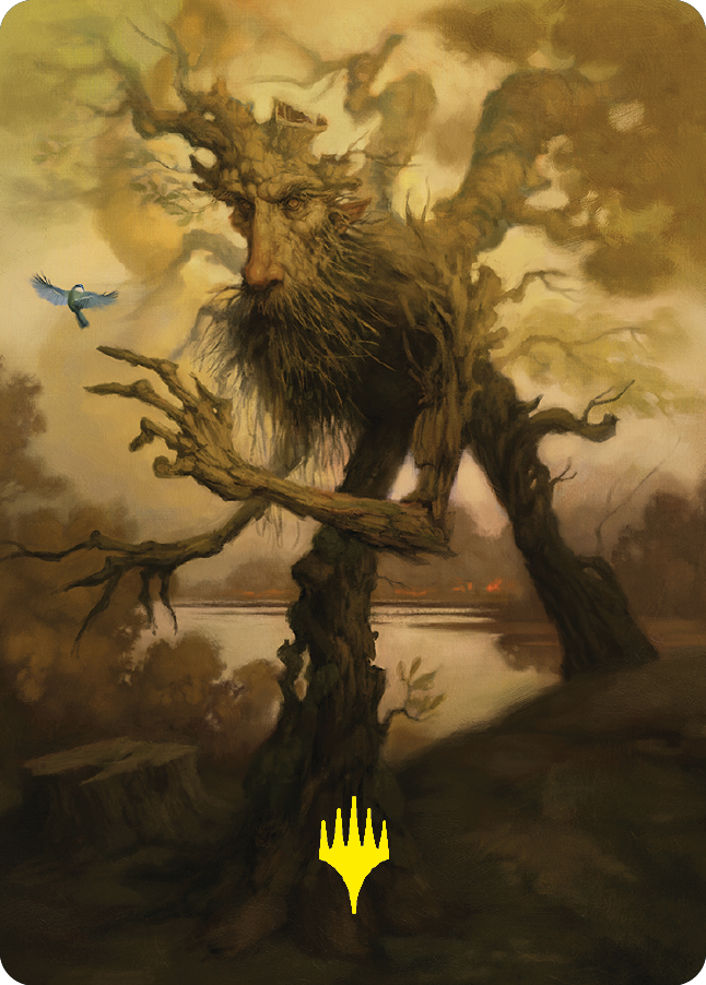 Treefolk Token Art Card (Gold-Stamped Signature) [The Lord of the Rings: Tales of Middle-earth Art Series] | Lots Moore NSW
