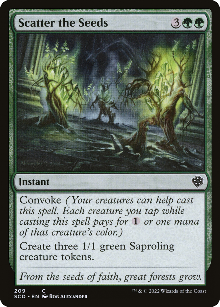 Scatter the Seeds [Starter Commander Decks] | Lots Moore NSW