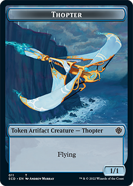 Pegasus // Thopter Double-Sided Token [Starter Commander Decks] | Lots Moore NSW