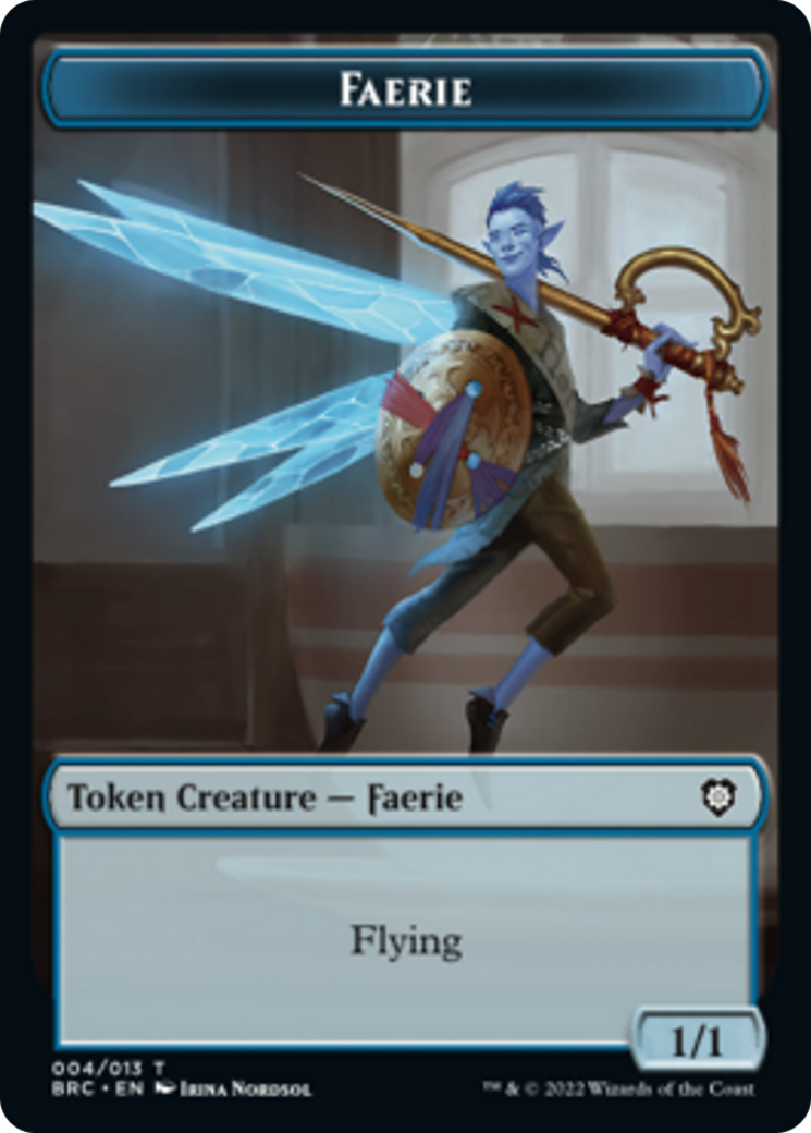 Faerie // Thopter (010) Double-Sided Token [The Brothers' War Commander Tokens] | Lots Moore NSW