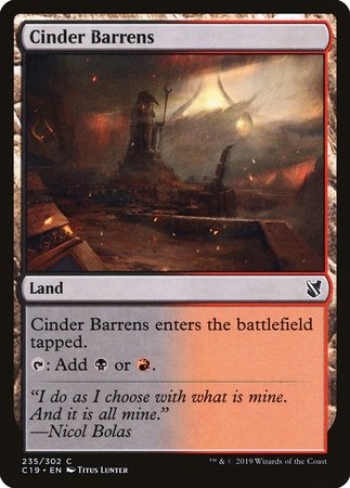 Cinder Barrens [Commander 2019] | Lots Moore NSW