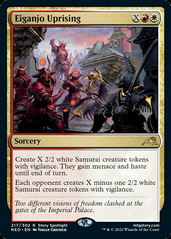 Eiganjo Uprising (Promo Pack) [Kamigawa: Neon Dynasty Promos] | Lots Moore NSW