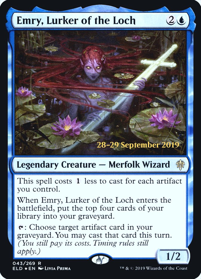 Emry, Lurker of the Loch  [Throne of Eldraine Prerelease Promos] | Lots Moore NSW