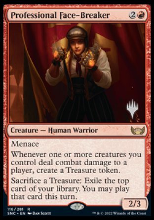 Professional Face-Breaker (Promo Pack) [Streets of New Capenna Promos] | Lots Moore NSW