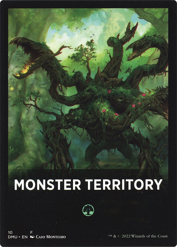 Monster Territory Theme Card [Dominaria United Tokens] | Lots Moore NSW